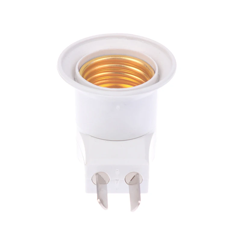 1PC EU US AU Plug E27 LED Lamp Base Power Holder Converter For Led Light Bulb Adapter Socket AC Power 110V 220V EU Plug Switch