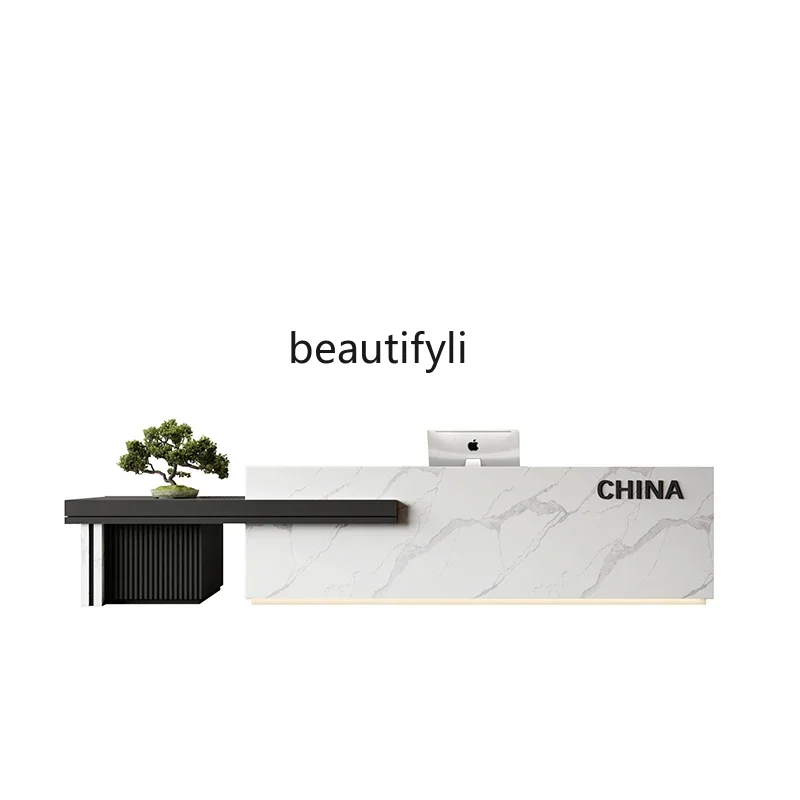 

Simple Modern Company Club Hotel Counter Office Front Desk Reception Desk Bar Beauty Salon checkout page