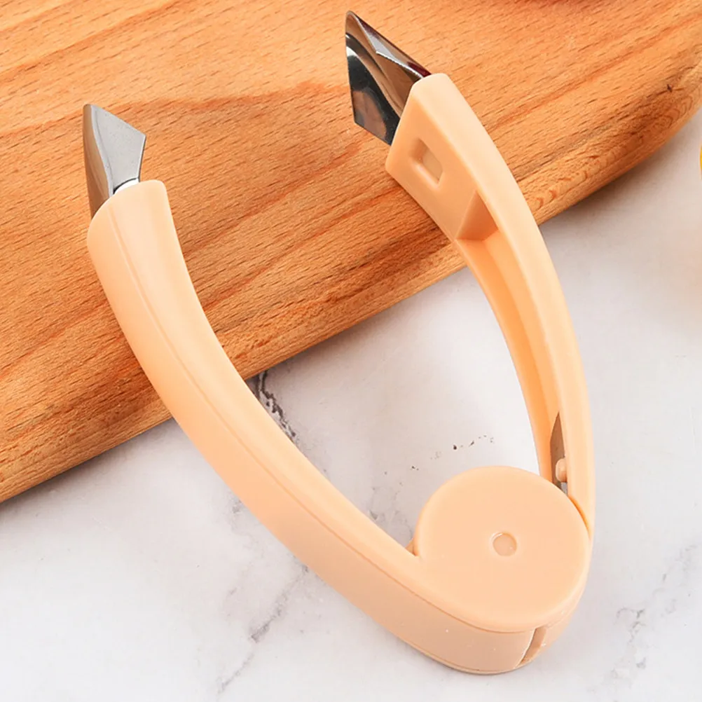 Sturdy Pineapple Core Remover Strawberry Stem Remover Fruit Huller Tool Multi Functional Kitchen Gadget for Pineapple Eye and view 5