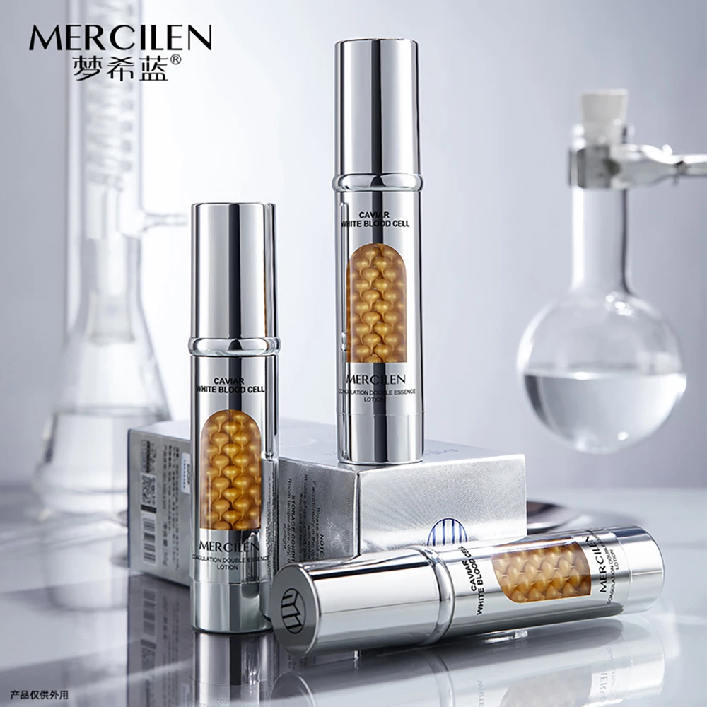 

Caviar Leukocyte Coagulation Double Anti Essence Lotion Tender Skin Brighten Reduce Wrinkles Moisturizing Skincare Face Lotion