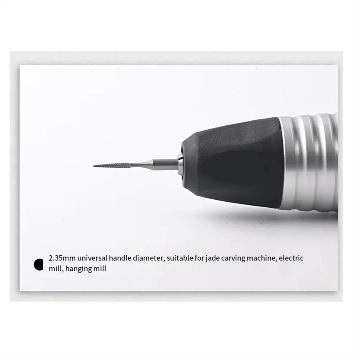 AT16 6Pcs Jewelry Cone Cut Burr - 3/32In Shank Long Cone Tapered Cut Burs Jewelry Engraving Bits Lapidary Tools (010/012)