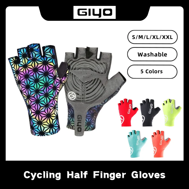 GIYO Touch Screen Long Full Fingers Half Fingers Gel Sports Cycling Gloves Anti-slip MTB Road Bike Riding Racing Bicycle Gloves