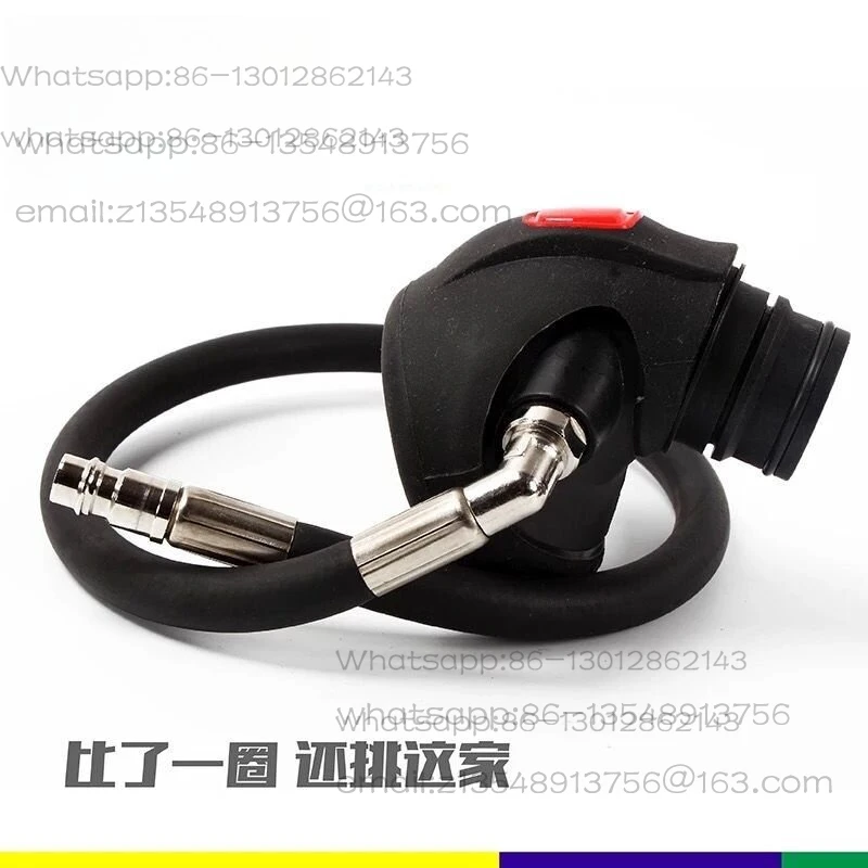 Positive pressure air respirator accessories: gas supply valve, mask, gas supply valve