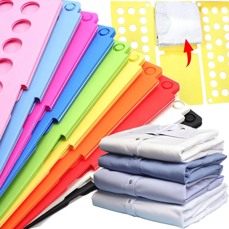 Складная доска для одежды, простая в использовании, универсальные футболки, брюки для хранения, эффективный ленивый дизайн, домашний инструмент, экономия места, складной помощник для одежды Складная доска для одежды, простая в использовании, универсальные футболки, брюки для хранения, эффективный ленивый дизайн, домашний инструмент, экономия места, складной помощник для одежды