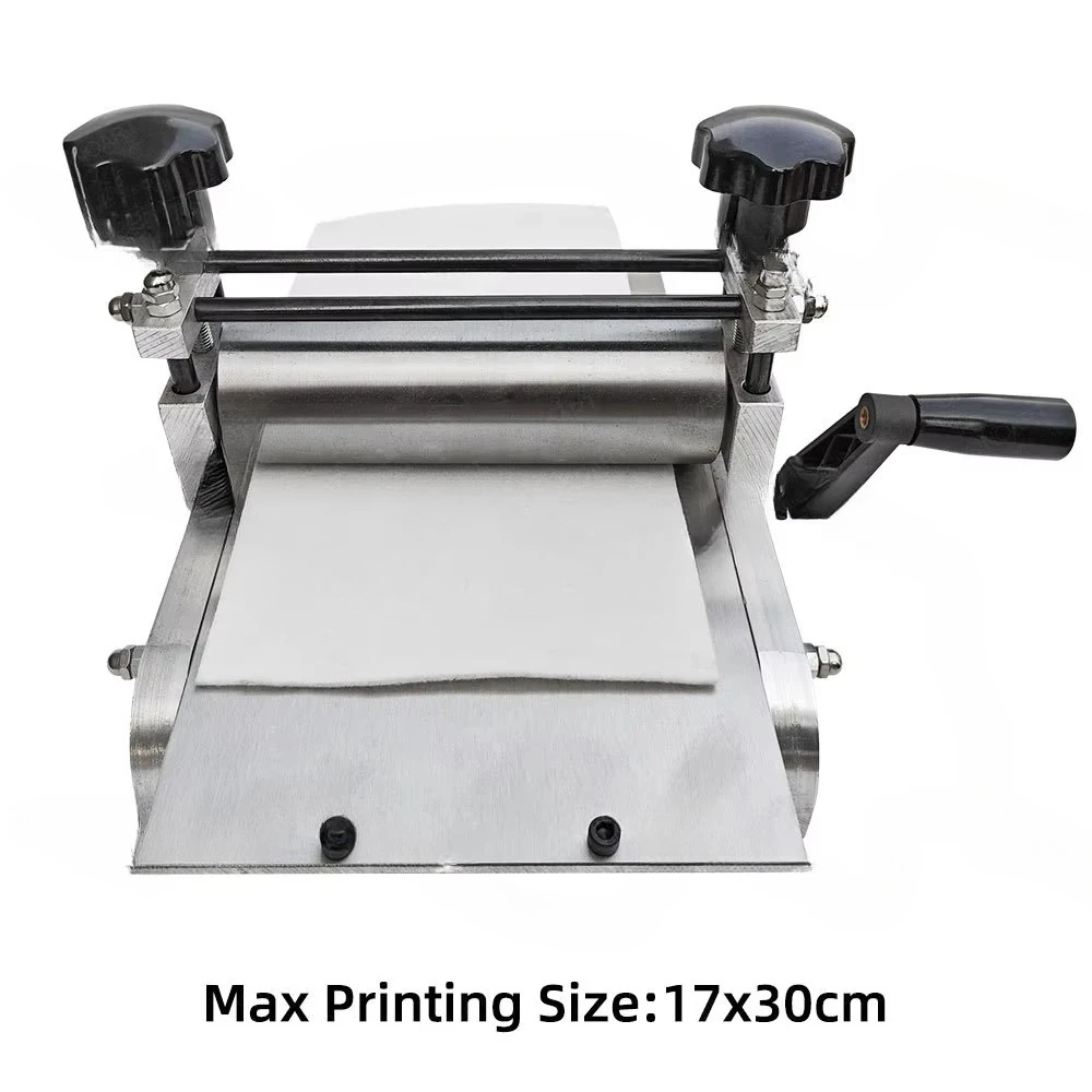 17x30cm metal structure etching machine Desktop model rubbing machine printing size