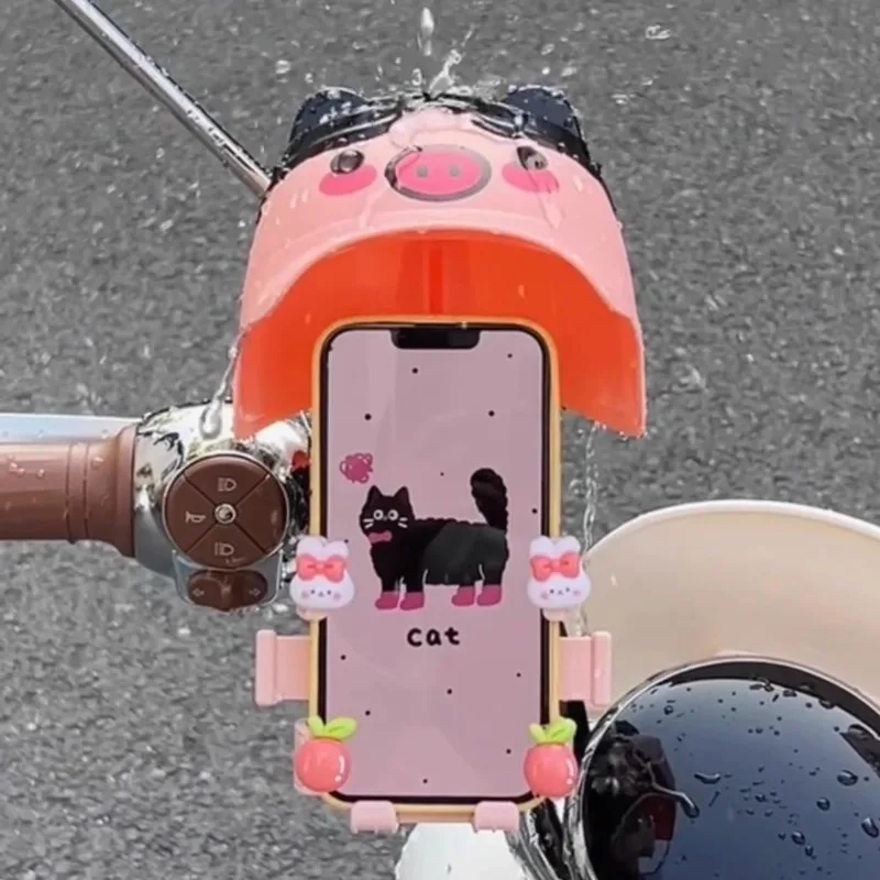 

Mobile phone holder creative girl car navigation holder cute high-value mobile phone sunshade