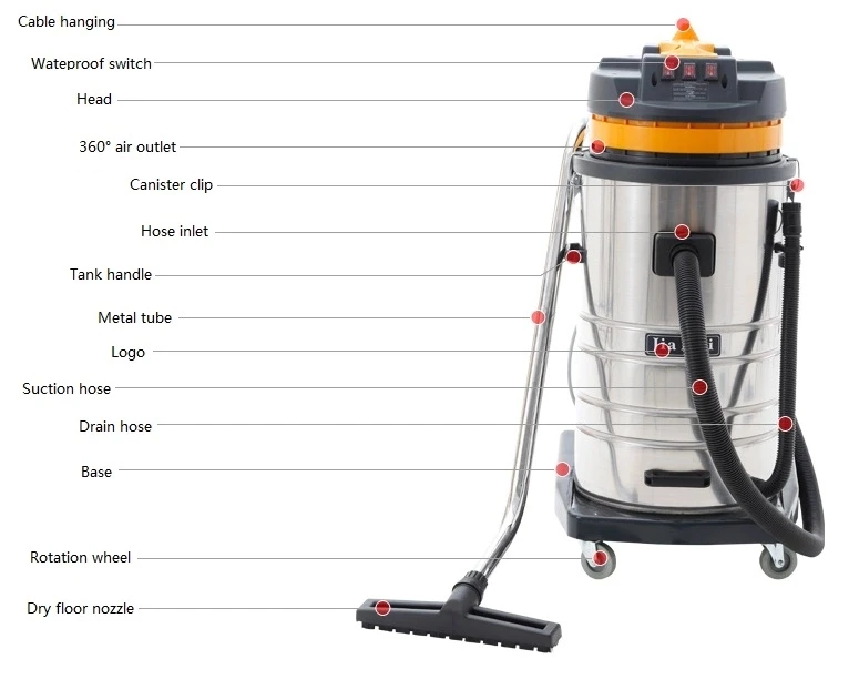 Washing Cleaning Equipment Vacuum Cleaner Wet and Dry Vacuum Cleaner