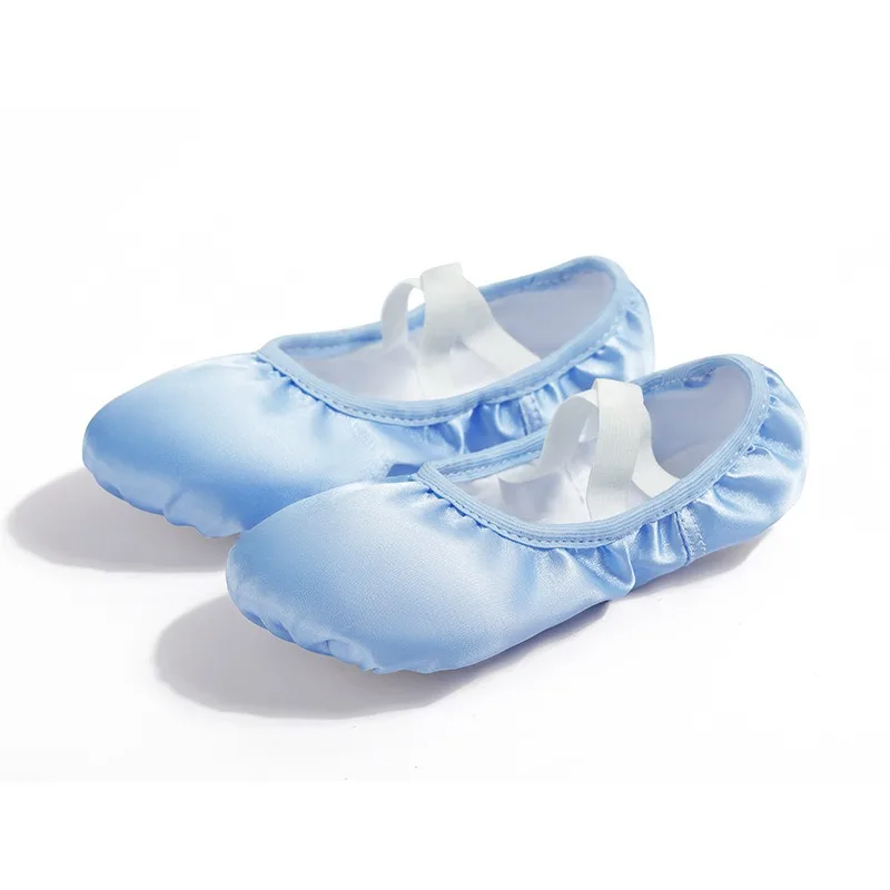 Girls Women Dance Shoe Professional Level Satin Ballet Pointe Shoes Practice Slipper for Dancing Soft Sole Ballerina Gymnastics