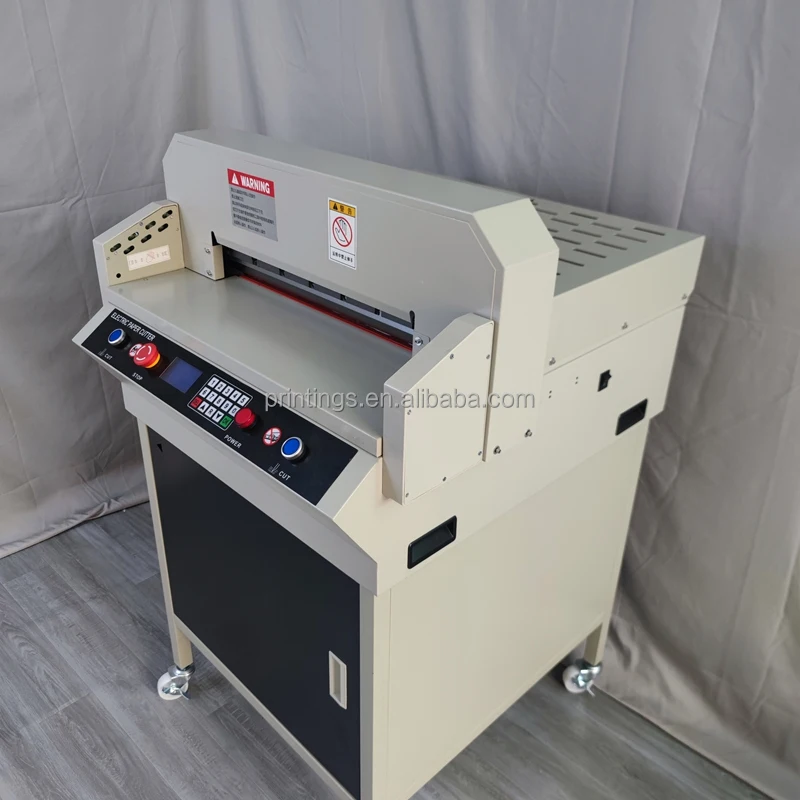 Safety Guard 460mm Automatic Paper Cutting Machine High Precision Hydraulic Cutter Motor High Productivity