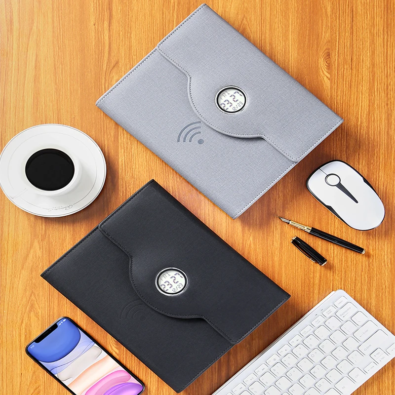 KAKAS Brand New Notebook Power Bank With Calendar & Clock Business Gift Christmas Gift Anniversary Gifts Powerbank With Lamp