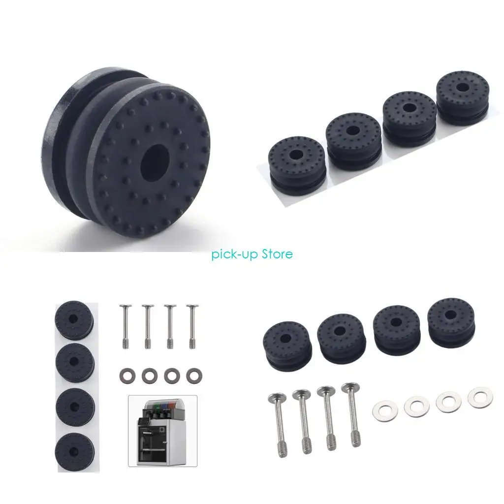 

Q5WA Multifunctional Silicone Shock Absorbing Feet for H2D/H2DS Home Office Equipment With AntiSlip Design