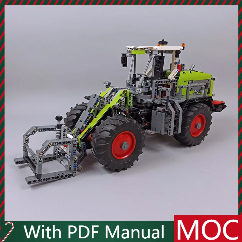 

1580 Parts MOC Technic CLAAS Xerion Construction Vehicle Building Blocks Model Power Functions Assembly Bricks Toys Holiday Gift