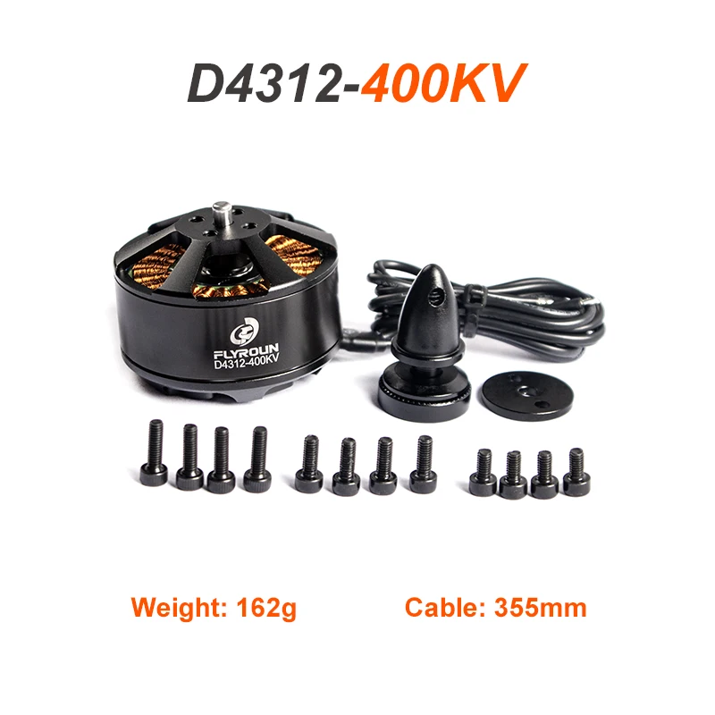 D4312 Brushless Motor 400KV for ZD550/680/850/1000 Drones 4/6/8 Axis Sea Fish Suit Compatible with Non-Sunnysky Model