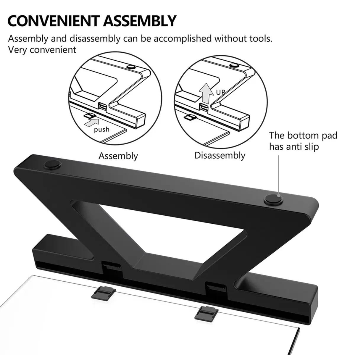 2027buy Desk Monitor Stand PC Riser with 4 USB Ports 60kg Capacity Computer Monitor Riser Desktop Stand and Storage Rack