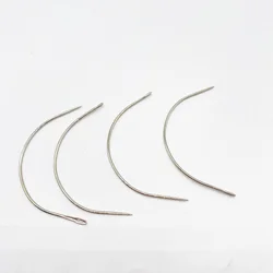 25 pcs/bag Large 9cm C Shape Curved Needles Wig making crochet braids ventilating Hair weaving needle