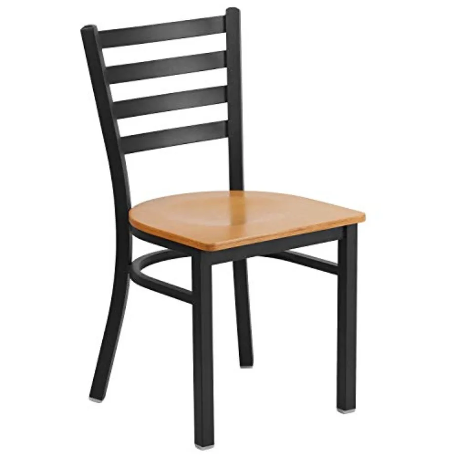 

HERCULES Series Ladder Back Metal Restaurant Chair - Seat