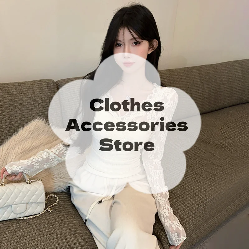 

Новая осенняя женская кружевная рубашка с v-образным вырезом и длинными рукавами в стиле Pure Desire, тонкий и короткий топ с внутренней стороны