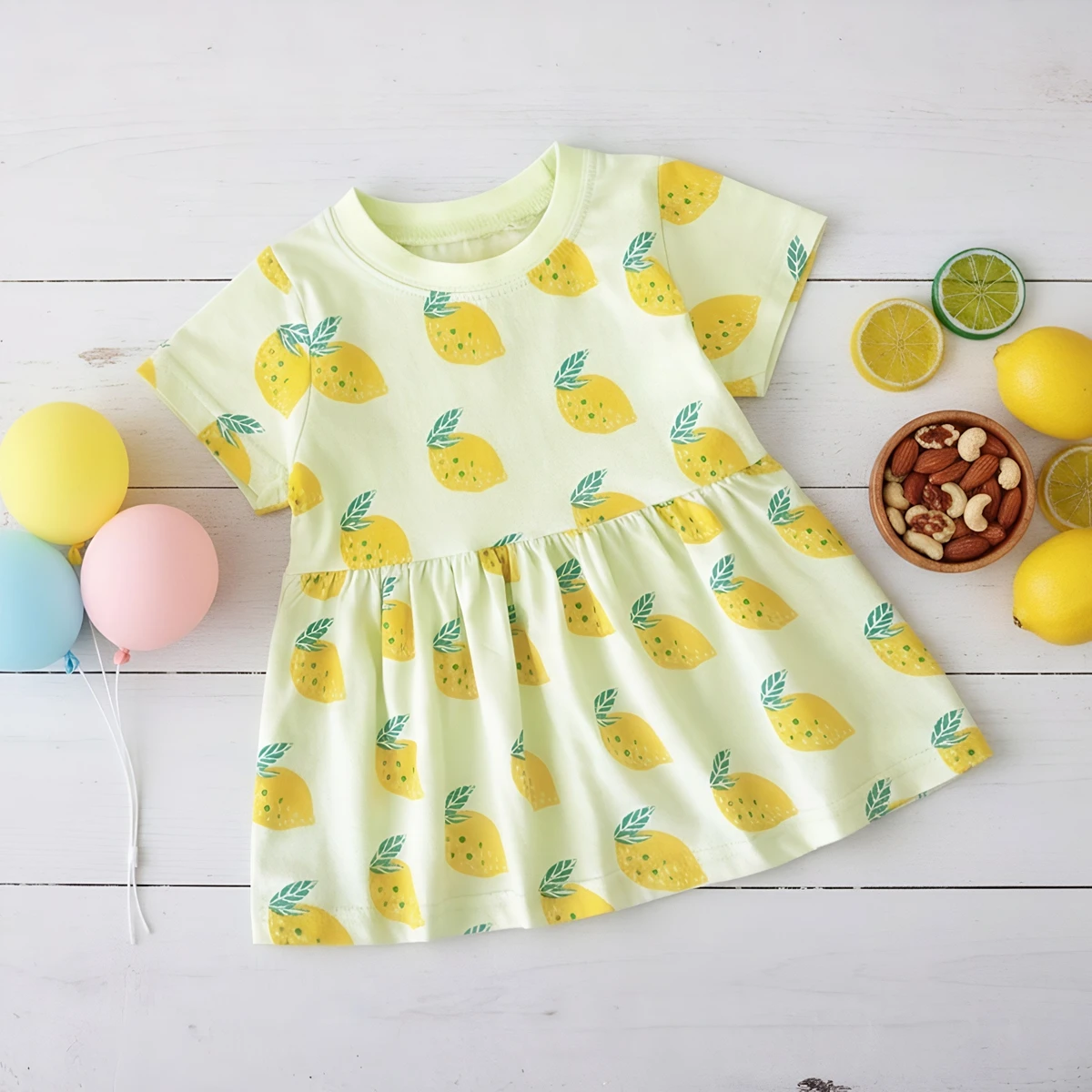 Baby Clothing Knitting Patterns - Sanlutoz 과일 인쇄 여름 휴가 아기