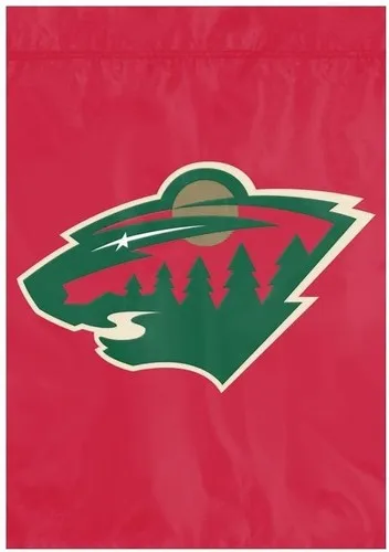 Minnesota Wild Premium Garden Flag Banner, Emroidered, 13x18 Inch jjx