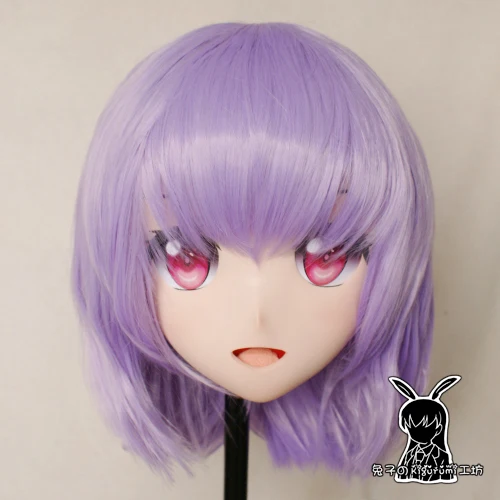 (KM5165)Quality Handmade Female/Girl Resin 3/4 Head Japanese Cartoon Character Shinjo Akane Cosplay Kigurumi Mask Crossdresser