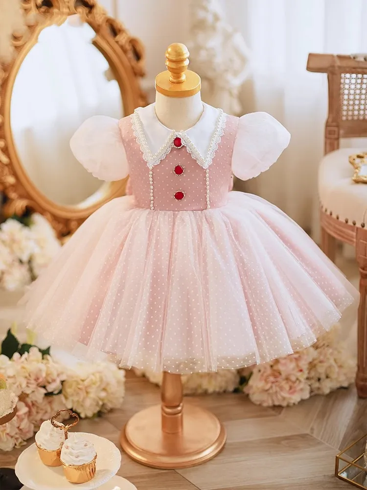 robe-de-princesse-lolita-royale-coreenne-pour-bebe-fille-tenue-de-bapteme-d'anniversaire-vetements-de-boutique-avec-grand-nministeriels-d