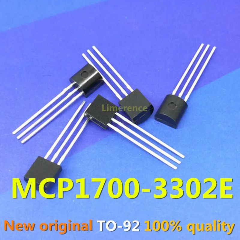 10PCS MCP1700-3302E…