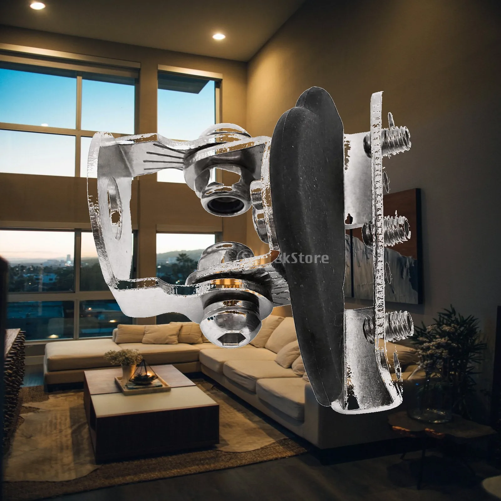 All Terrain Iron Light Bracket Clamp Style Pivoting Mounting Base for Car Truck ATV Auxiliary Lamp Secure Exterior Holder