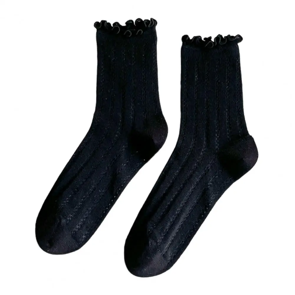 

Stretchy Comfortable Socks Breathable Cotton Crew Socks for Women Mid-calf Athletic Running Socks for Spring Summer