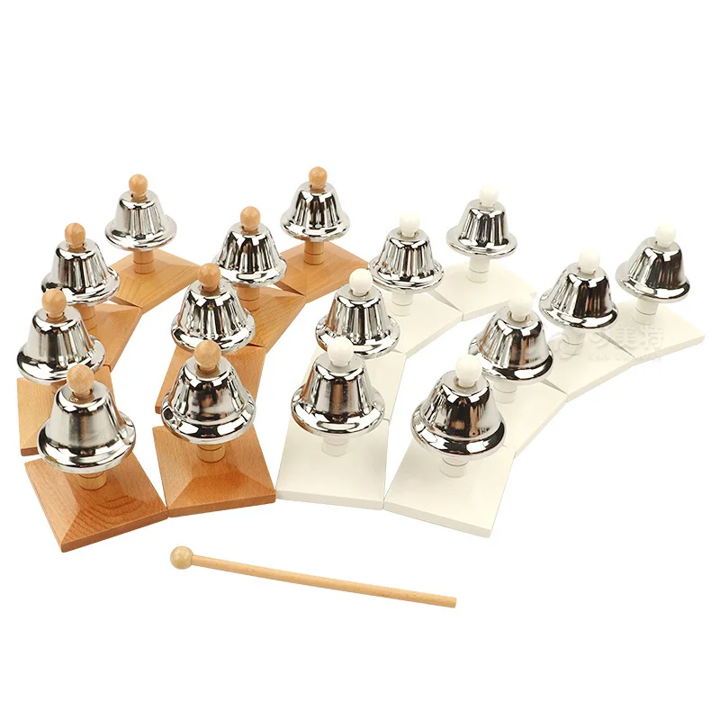 Bells Set2(16pcs)  Montessori Materials Educational Equipment Montessori Wooden Toy