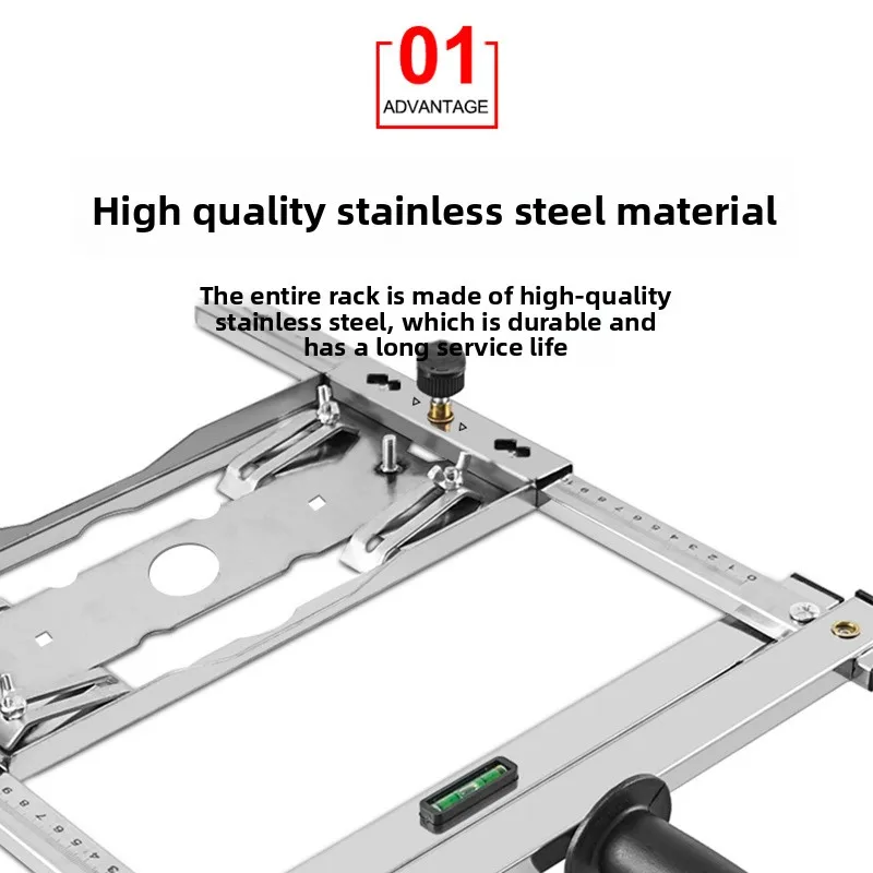 High Precision Base Plate Edge Guide Positioning Ruler Multifunctional Woodworking Accessories for Hand Saw Small Cutter