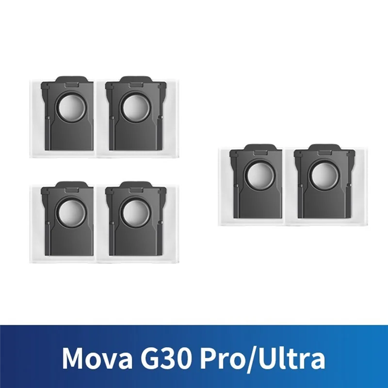 【ยอดนิยม】ถุงเก็บฝุ่นทดแทน 6 ชิ้นสําหรับ Dreame Mova G30 Pro/อุปกรณ์ทําความสะอาดในครัวเรือนที่มีประสิทธิภาพเป็นพิเศษ