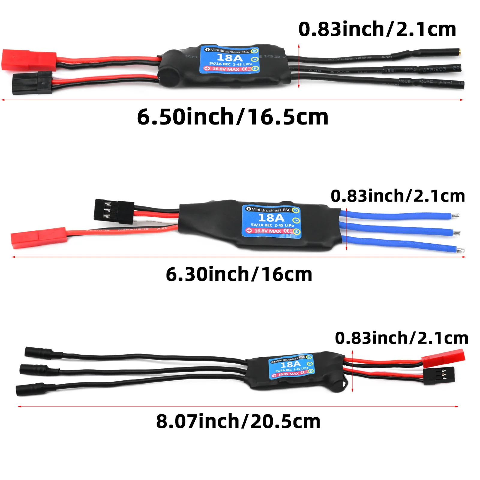 RC Mini ESC Brushless 18A Speed Controller for RC Drift Car Kyosho TAMIYA WLtoys K989 Mini-Z MINI-Q 1410 1230 1222 Motor