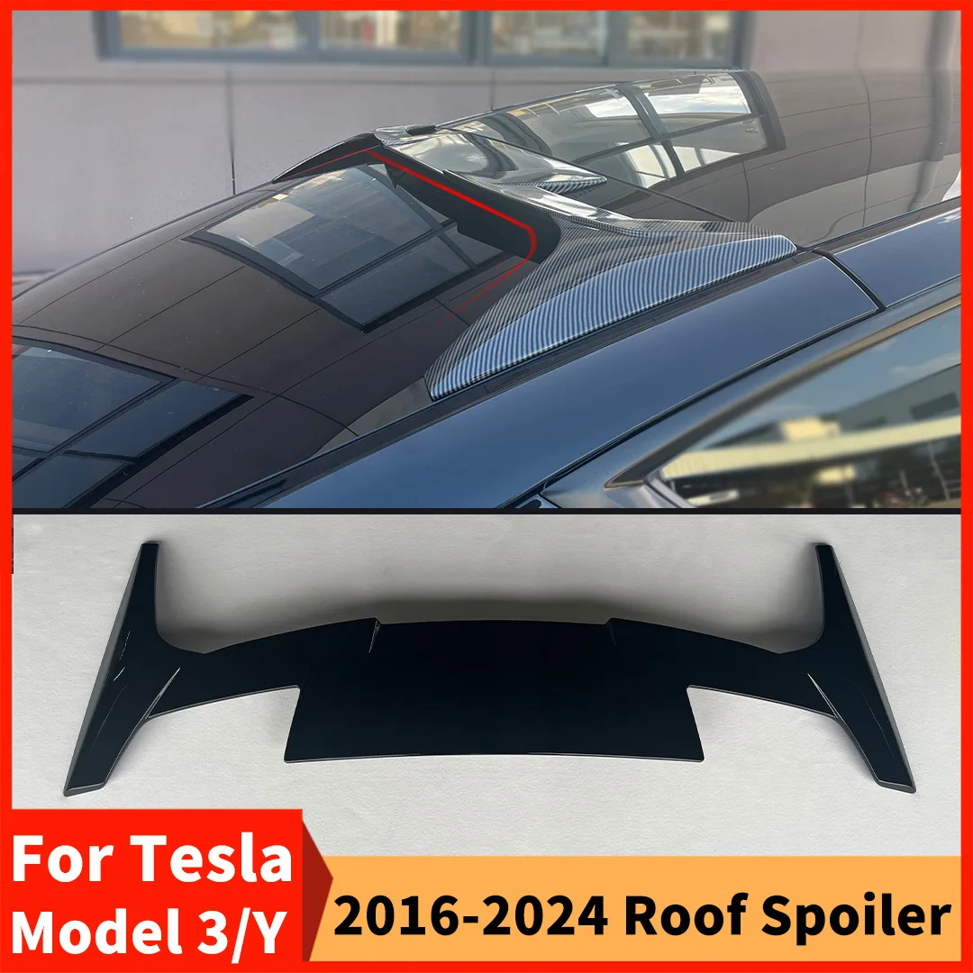

Rear Air Dam Spoiler Wing Splitter Body Kit Boot Lip Tuning For Tesla Model 3/Y 2016-2024 Modification Parts Airfoil Deflector