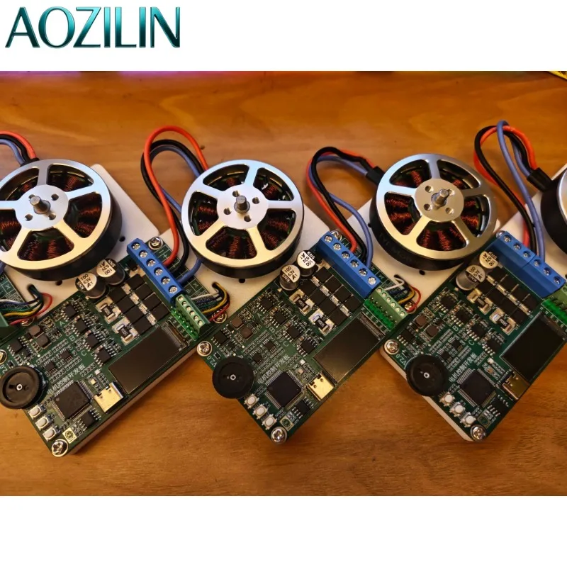 AOZILIN FOC Motor Driver Development Board Kit Support BLDC PMSM Stepper Motor Sensorless & Sensored Vector Control Module