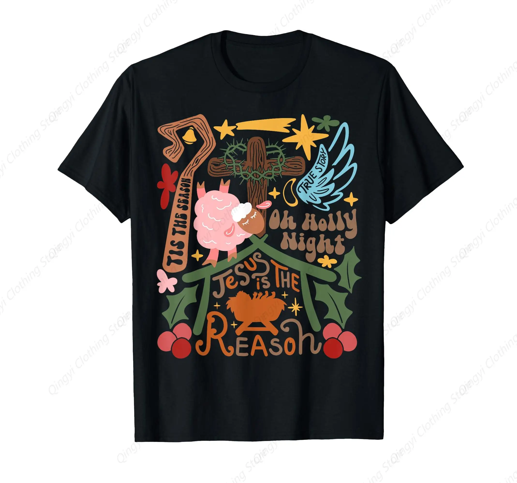 

God Jesus Christ Is Reason For The Christmas Season Gift T-Shirt