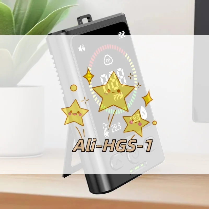 

Rechargeable 3-in-1 CO Detector with Electrochemical Sensor & LCD Display for Home, Garage, Office