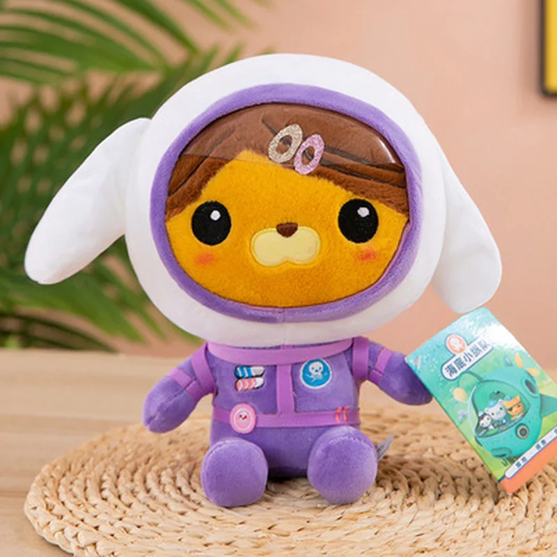 22cm Moose Toys The Octonauts Plush Doll Toy Above Beyond Barnacles Shellington Kwazii Cartoon Anime Stuffed Accompany Soft Doll