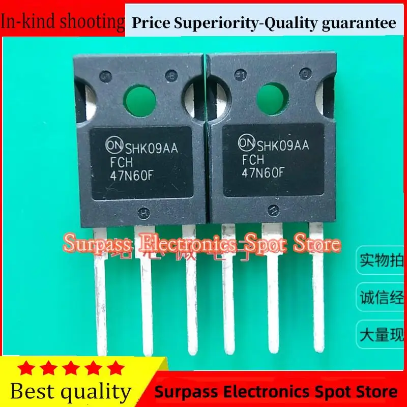 

10PCS-100PCS FCH47N60F FCH47N60 FCH47N60N MOS 47A/600V Price Superiority-Quality guarantee