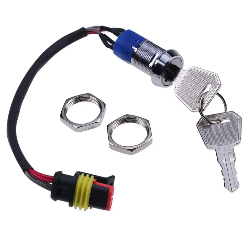 

For Electric Forklift EPT20 Compatible Start Key& Engine Ignition Switch W/1220-520002-AC JK118-MOLEX