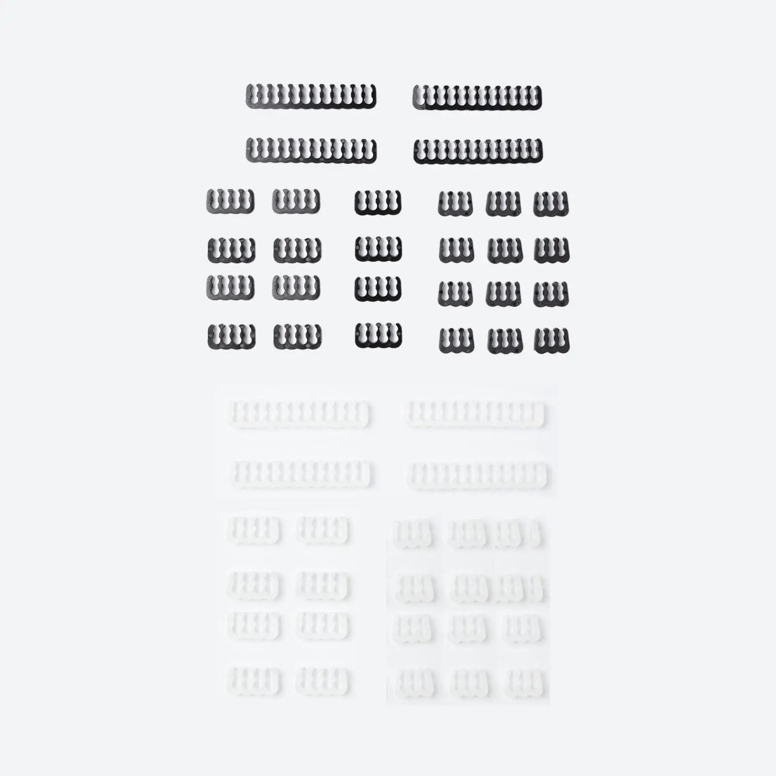 24x GPU 6 Pin Motherboard 24 Pin PC 3 Types Cable Ties Fit for Bundler Organizing Kit Clamp Management