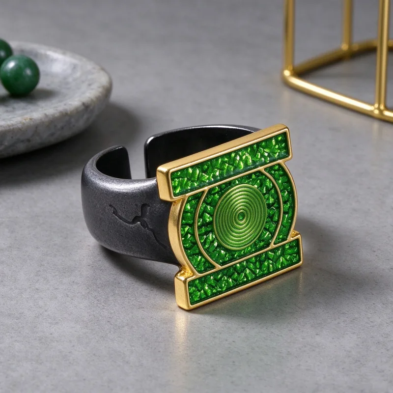 2026 Lanterns Green Lantern Corps Ring Metal Cosplay Dc Tv Series Official Collectible Prop Cosplay Costume Decor Accessory