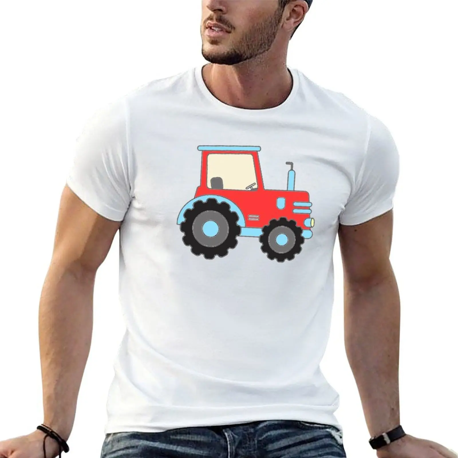 Tractor Construction Party Toddler Infant T-Shirt cotton man t-shirts affliction shirts mens designer clothes