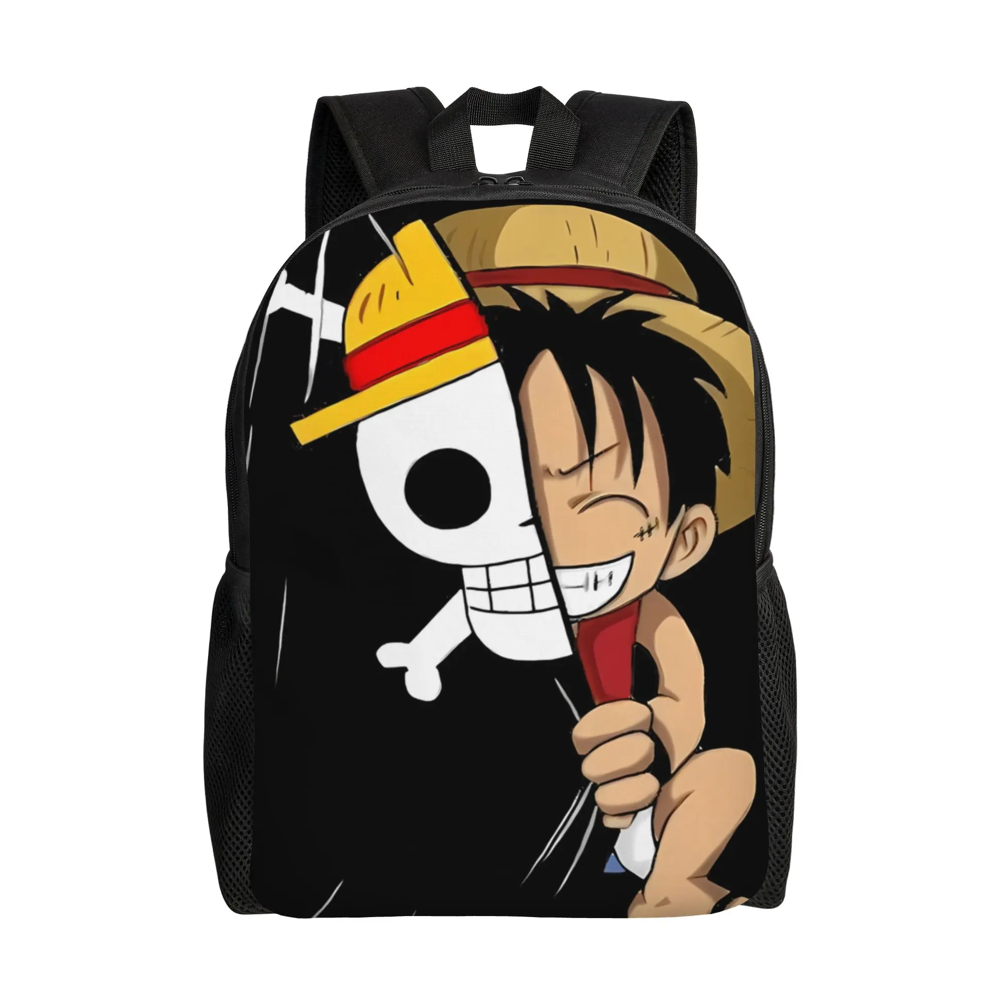 

Back to school season Luffy Knapsack One Piece Unisex Daily Backpack