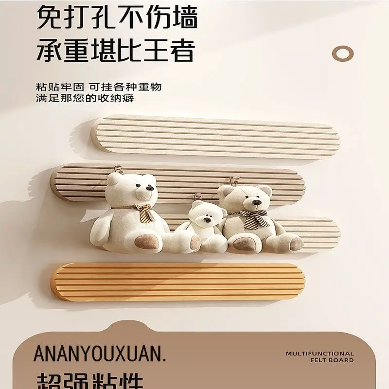 Korean Style Groove Felt Wall Sticker Wall Renovation Bedroom Decor Photo Background Board Photography Props Home Decoration