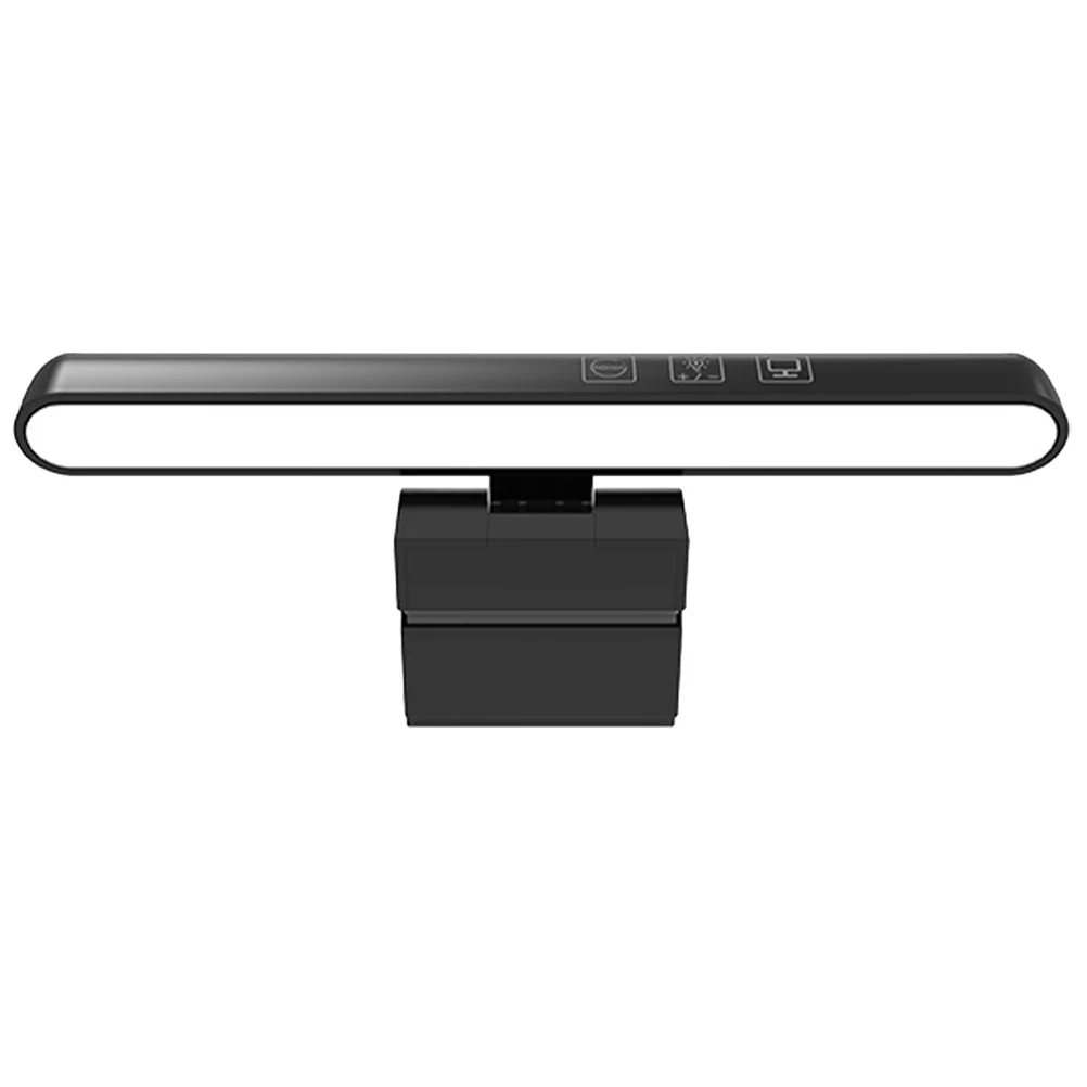 โคมไฟหนีบคอมพิวเตอร์แบบปรับได้ 3 ชิ้น ไฟ LED สำหรับหน้าจอคอมพิวเตอร์ ป้องกันสายตา ไฟตั้งโต๊ะ พร้อมตัวตั้งเวลา ช่องเสียบ USB