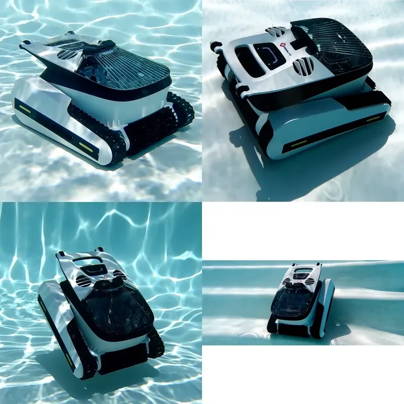 

Wireless Automatic Pool Cleaner for Mobile Phone Control Robotic Swimming Pool Cleaner That Can Climb