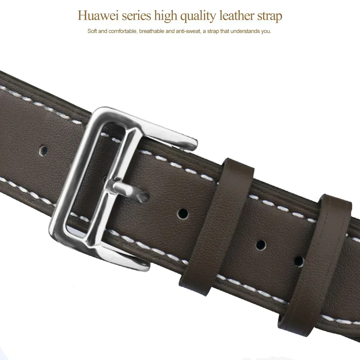 20mm 22mm Leather Band for Samsung Galaxy Watch 6/5/4 40mm 44mm Universal Strap 6Classic 43 47mm Active 2 Gear S3 46MM Bracelet