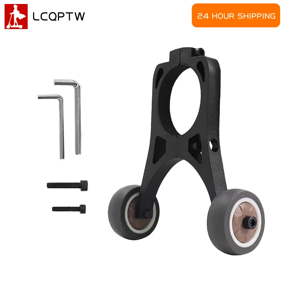 

For Xiaomi M365 1S Pro Electric Scooter 360° Rotation Folding Auxiliary Wheel Bracket Sturdy Handstand Storage Support