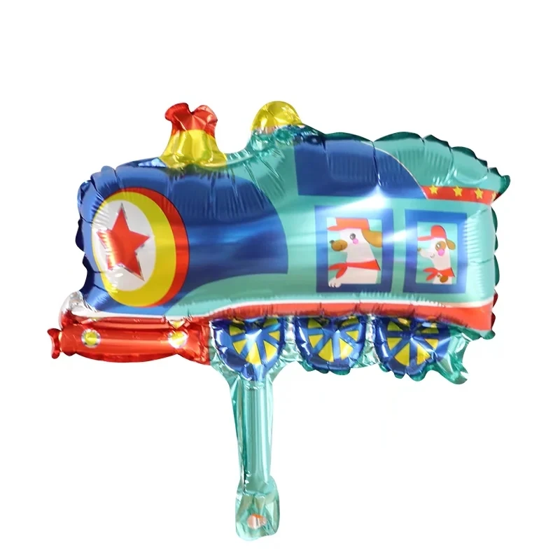 The New Mini Rocket Tank Ship Red Plane DIY Foil Balloon Happy Birthday Wedding Party Children\'s Day Decoration Toy Ball