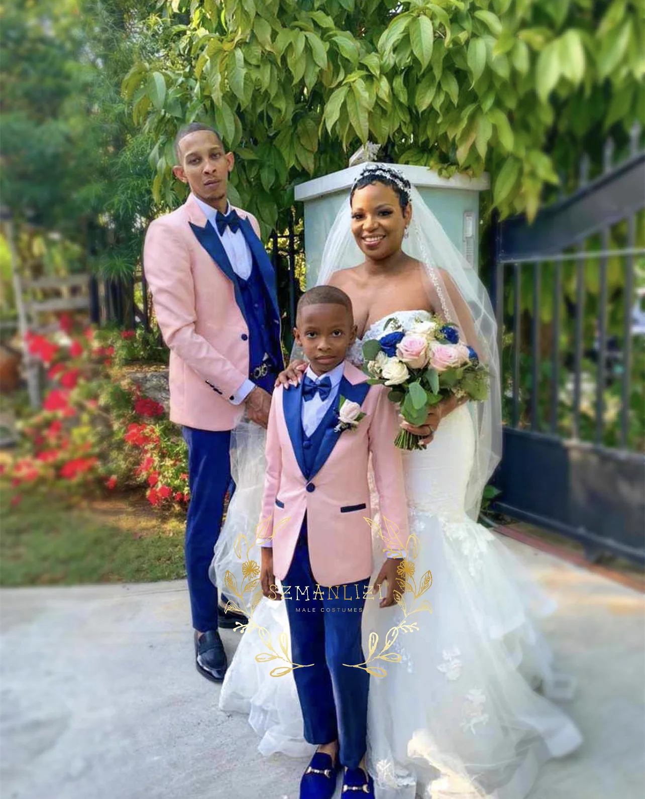 

Boys Suit 2 Piece Formal Line Up Dress Wedding Tuxedo Kids Peaked Lapel Blazer Pants Jacket Trousers Set Suit For Kids Boys